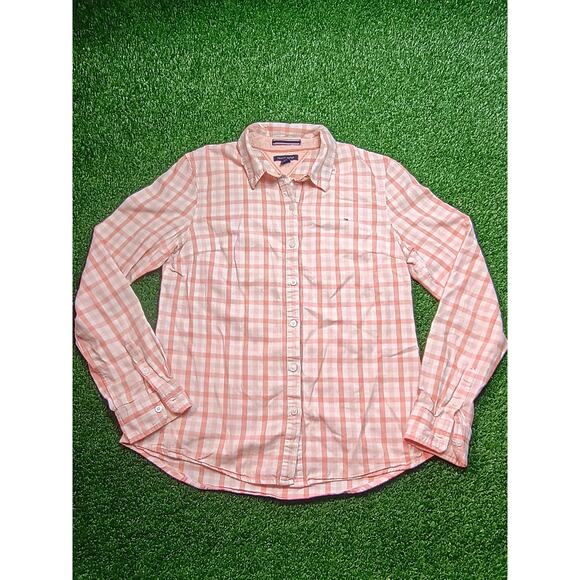 Tommy Hilfiger Tops - Tommy Hilfiger Plaid Button-Up Shirt - Women's M